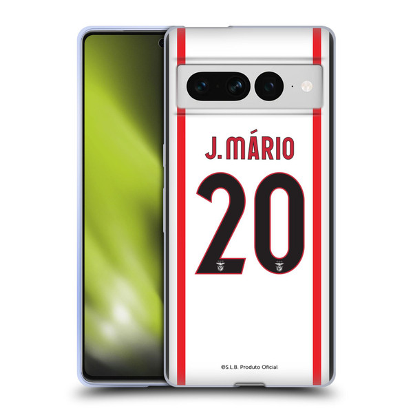 S.L. Benfica 2021/22 Players Away Kit João Mário Soft Gel Case for Google Pixel 7 Pro