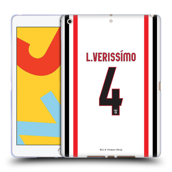 S.L. Benfica 2021/22 Players Away Kit Lucas Veríssimo Soft Gel Case for Apple iPad 10.2 2019/2020/2021