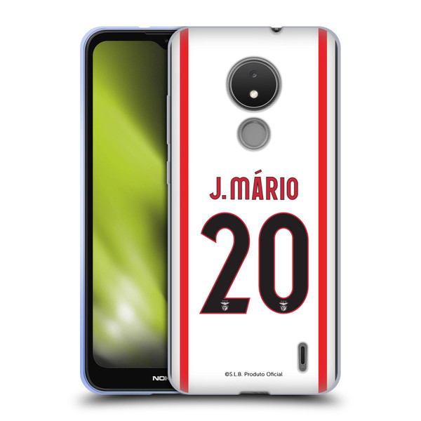 S.L. Benfica 2021/22 Players Away Kit João Mário Soft Gel Case for Nokia C21