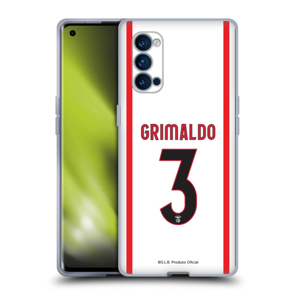S.L. Benfica 2021/22 Players Away Kit Álex Grimaldo Soft Gel Case for OPPO Reno 4 Pro 5G