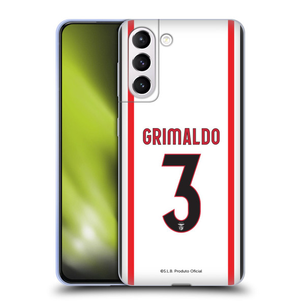 S.L. Benfica 2021/22 Players Away Kit Álex Grimaldo Soft Gel Case for Samsung Galaxy S21+ 5G