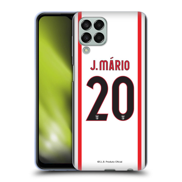 S.L. Benfica 2021/22 Players Away Kit João Mário Soft Gel Case for Samsung Galaxy M33 (2022)