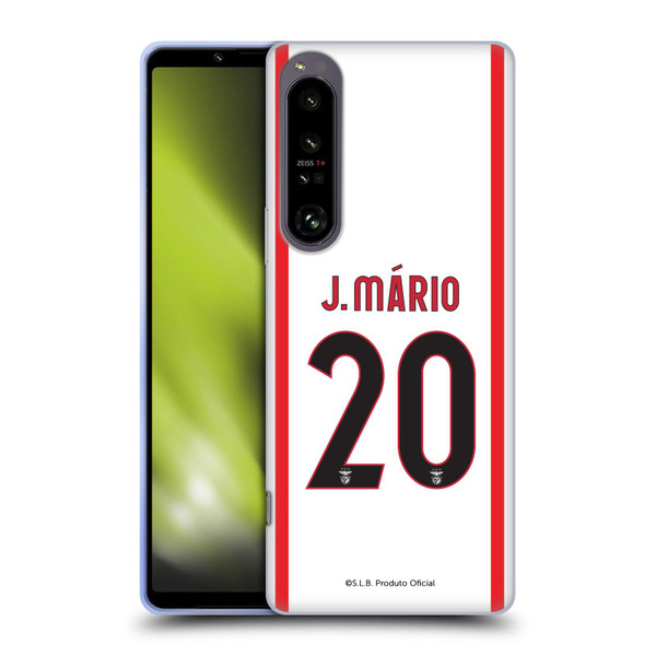 S.L. Benfica 2021/22 Players Away Kit João Mário Soft Gel Case for Sony Xperia 1 IV