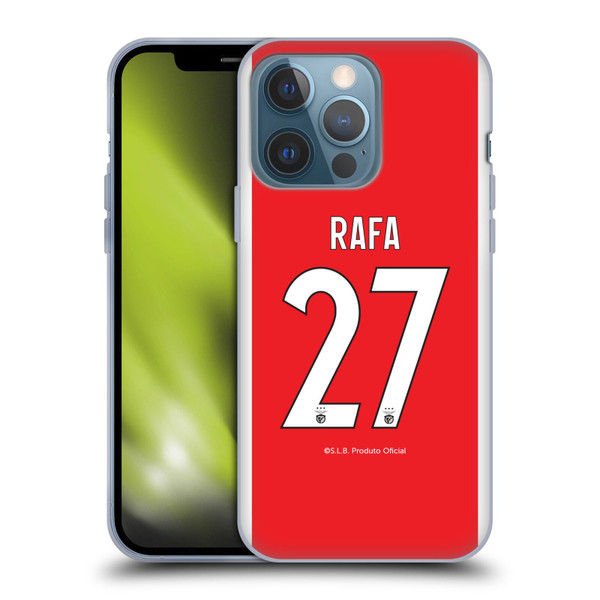 S.L. Benfica 2021/22 Players Home Kit Rafa Silva Soft Gel Case for Apple iPhone 13 Pro