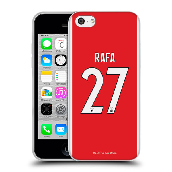 S.L. Benfica 2021/22 Players Home Kit Rafa Silva Soft Gel Case for Apple iPhone 5c