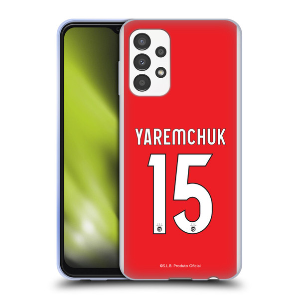 S.L. Benfica 2021/22 Players Home Kit Roman Yaremchuk Soft Gel Case for Samsung Galaxy A13 (2022)