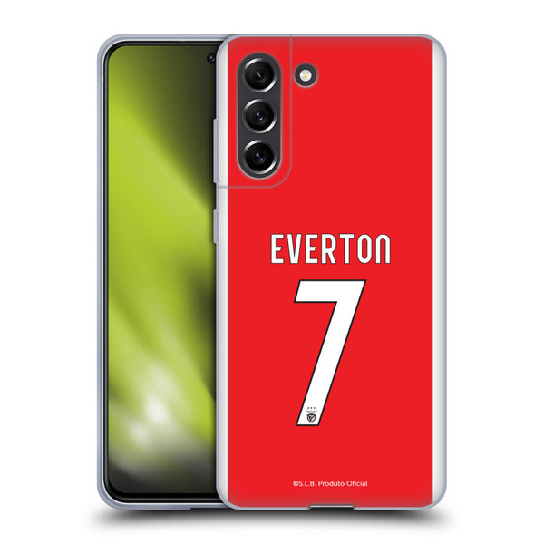 S.L. Benfica 2021/22 Players Home Kit Everton Soares Soft Gel Case for Samsung Galaxy S21 FE 5G