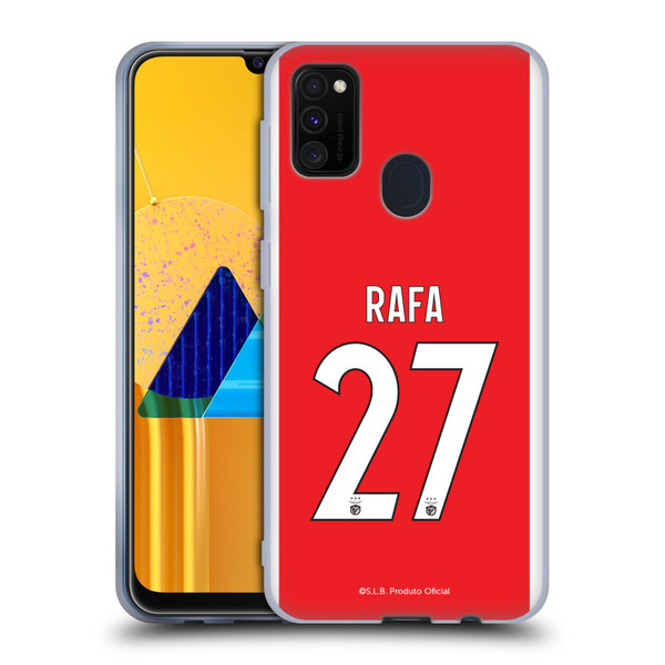 S.L. Benfica 2021/22 Players Home Kit Rafa Silva Soft Gel Case for Samsung Galaxy M30s (2019)/M21 (2020)