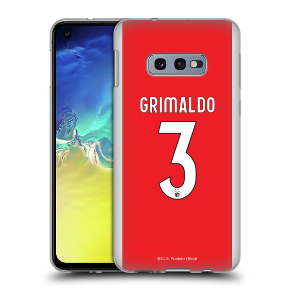S.L. Benfica 2021/22 Players Home Kit Álex Grimaldo Soft Gel Case for Samsung Galaxy S10e