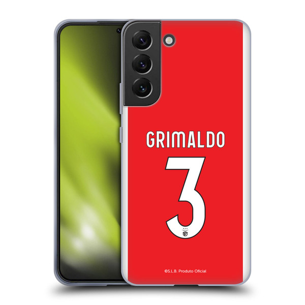 S.L. Benfica 2021/22 Players Home Kit Álex Grimaldo Soft Gel Case for Samsung Galaxy S22+ 5G