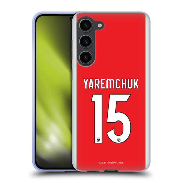 S.L. Benfica 2021/22 Players Home Kit Roman Yaremchuk Soft Gel Case for Samsung Galaxy S23+ 5G