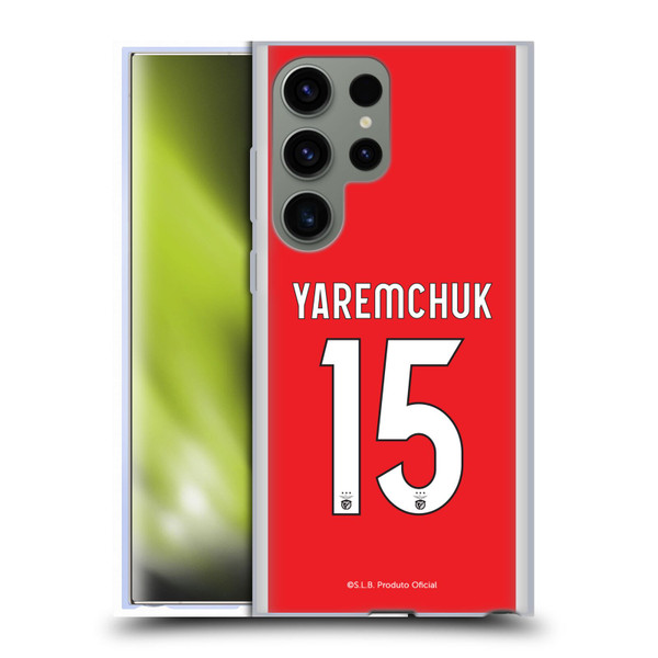 S.L. Benfica 2021/22 Players Home Kit Roman Yaremchuk Soft Gel Case for Samsung Galaxy S23 Ultra 5G