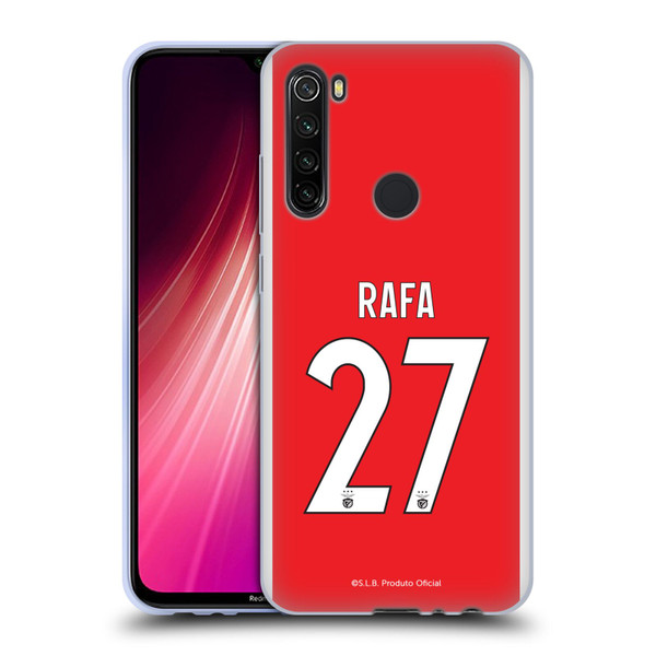 S.L. Benfica 2021/22 Players Home Kit Rafa Silva Soft Gel Case for Xiaomi Redmi Note 8T