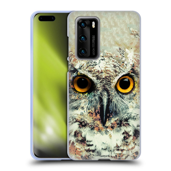Riza Peker Animals Owl II Soft Gel Case for Huawei P40 5G