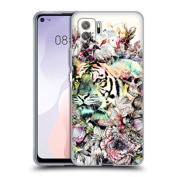 Riza Peker Animals Tiger Soft Gel Case for Huawei Nova 7 SE/P40 Lite 5G