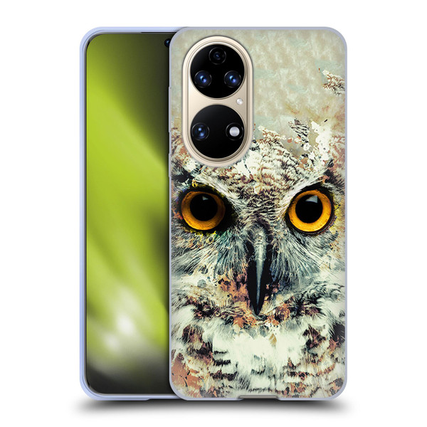 Riza Peker Animals Owl II Soft Gel Case for Huawei P50