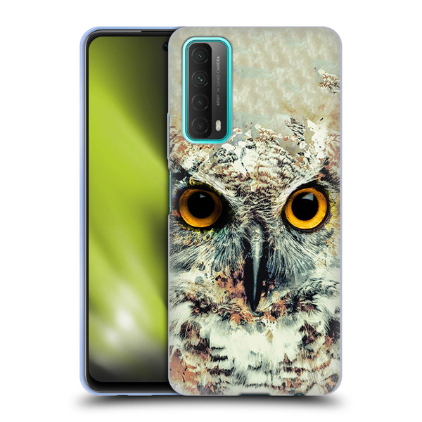 Riza Peker Animals Owl II Soft Gel Case for Huawei P Smart (2021)