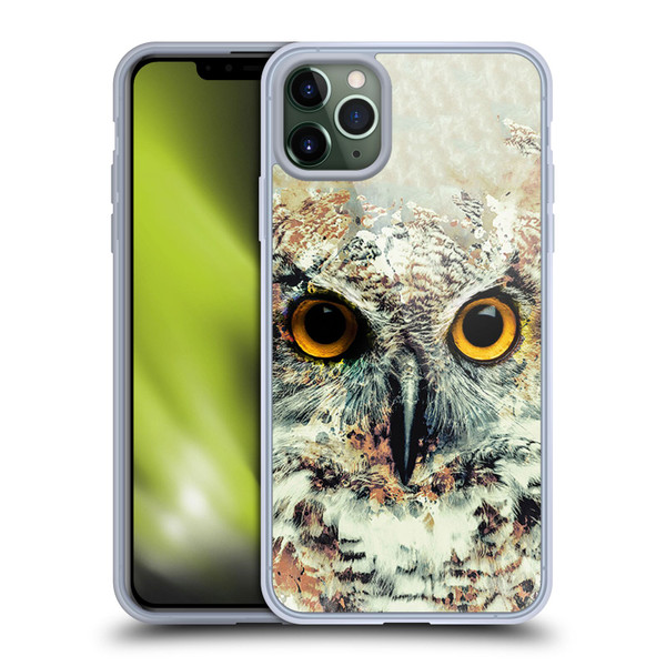 Riza Peker Animals Owl II Soft Gel Case for Apple iPhone 11 Pro Max
