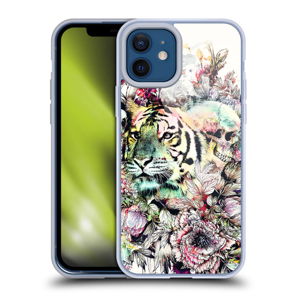 Riza Peker Animals Tiger Soft Gel Case for Apple iPhone 12 / iPhone 12 Pro
