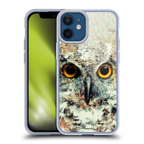 Riza Peker Animals Owl II Soft Gel Case for Apple iPhone 12 Mini