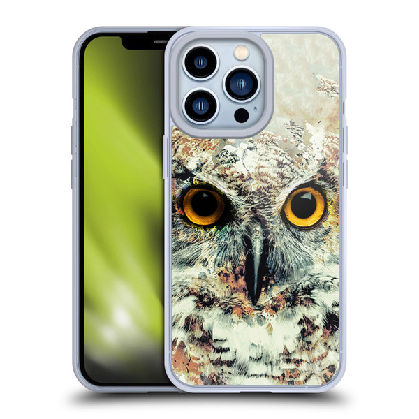 Riza Peker Animals Owl II Soft Gel Case for Apple iPhone 13 Pro