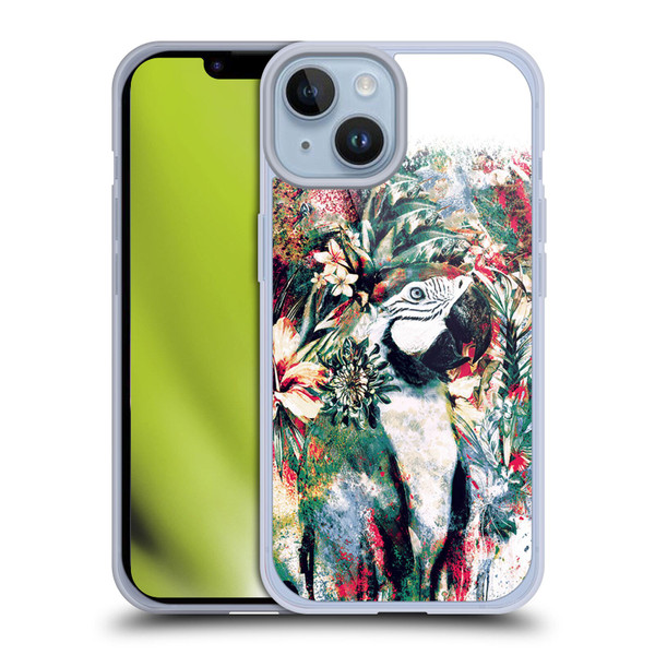 Riza Peker Animals Parrot Soft Gel Case for Apple iPhone 14