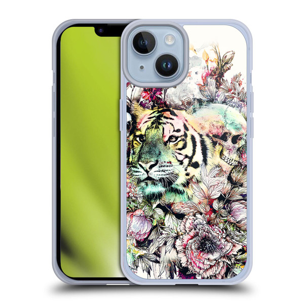 Riza Peker Animals Tiger Soft Gel Case for Apple iPhone 14