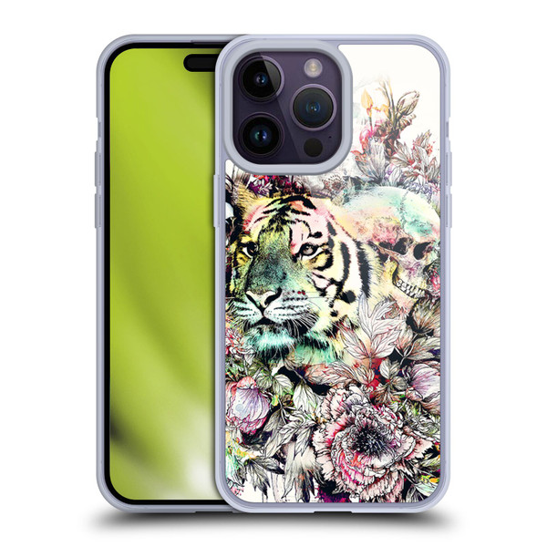 Riza Peker Animals Tiger Soft Gel Case for Apple iPhone 14 Pro Max