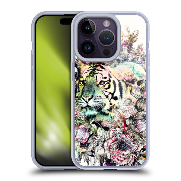 Riza Peker Animals Tiger Soft Gel Case for Apple iPhone 14 Pro