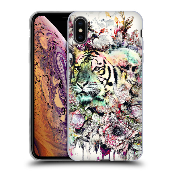 Riza Peker Animals Tiger Soft Gel Case for Apple iPhone XS Max