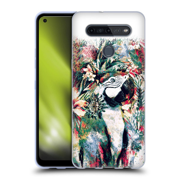 Riza Peker Animals Parrot Soft Gel Case for LG K51S