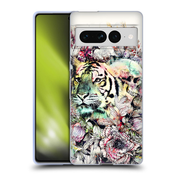 Riza Peker Animals Tiger Soft Gel Case for Google Pixel 7 Pro