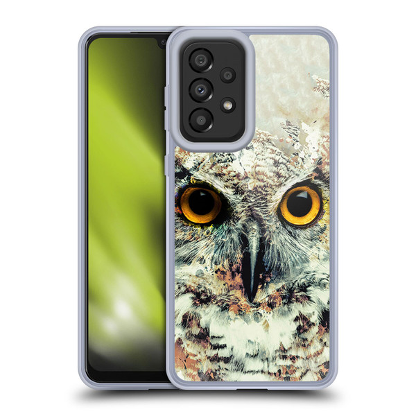 Riza Peker Animals Owl II Soft Gel Case for Samsung Galaxy A33 5G (2022)