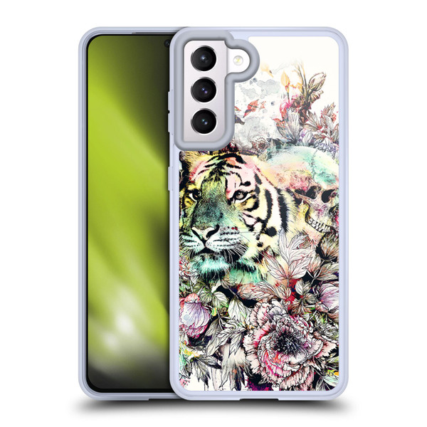 Riza Peker Animals Tiger Soft Gel Case for Samsung Galaxy S21 5G