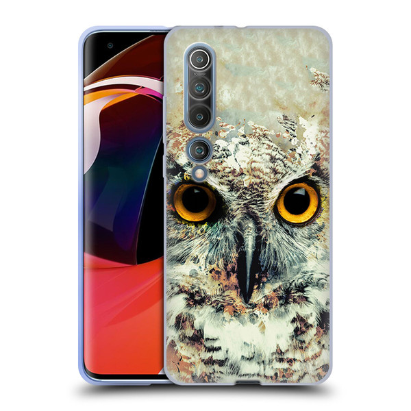 Riza Peker Animals Owl II Soft Gel Case for Xiaomi Mi 10 5G / Mi 10 Pro 5G