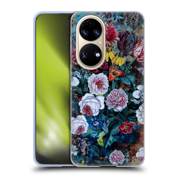 Riza Peker Florals Full Bloom Soft Gel Case for Huawei P50