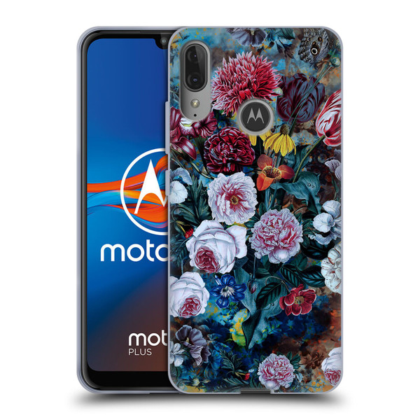 Riza Peker Florals Full Bloom Soft Gel Case for Motorola Moto E6 Plus