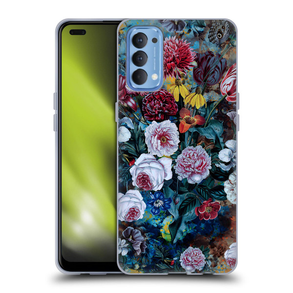 Riza Peker Florals Full Bloom Soft Gel Case for OPPO Reno 4 5G