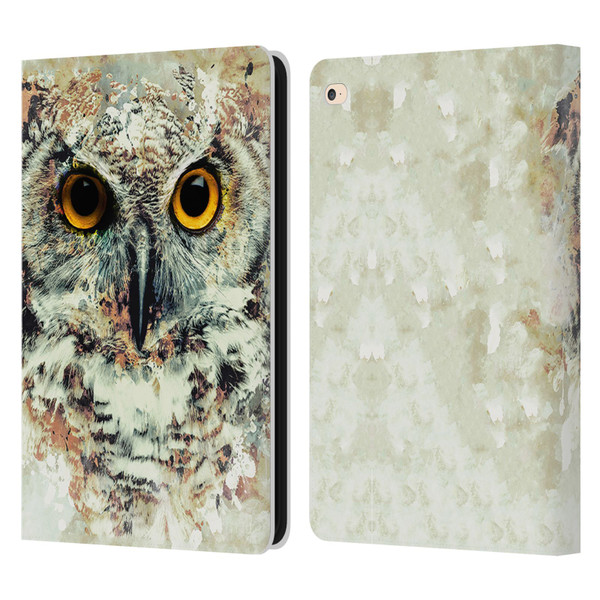 Riza Peker Animals Owl II Leather Book Wallet Case Cover For Apple iPad Air 2 (2014)