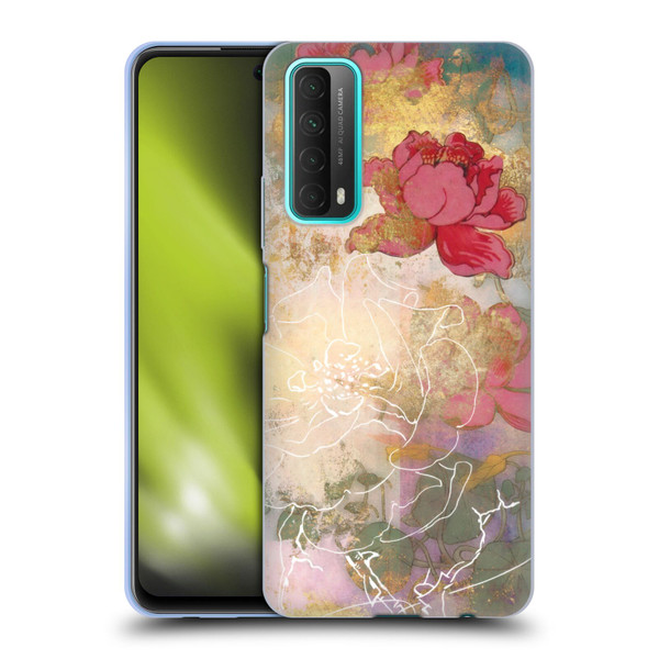 Aimee Stewart Smokey Floral Midsummer Soft Gel Case for Huawei P Smart (2021)