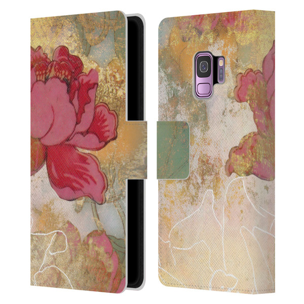 Aimee Stewart Smokey Floral Midsummer Leather Book Wallet Case Cover For Samsung Galaxy S9