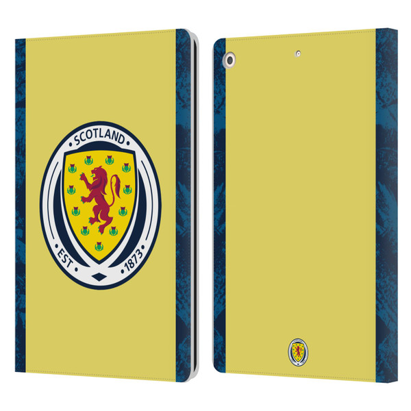 Scotland National Football Team Kits 2020 Home Goalkeeper Leather Book Wallet Case Cover For Apple iPad 10.2 2019/2020/2021