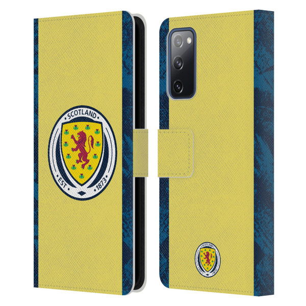 Scotland National Football Team Kits 2020 Home Goalkeeper Leather Book Wallet Case Cover For Samsung Galaxy S20 FE / 5G