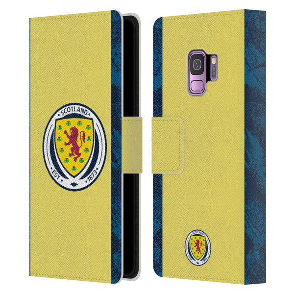 Scotland National Football Team Kits 2020 Home Goalkeeper Leather Book Wallet Case Cover For Samsung Galaxy S9