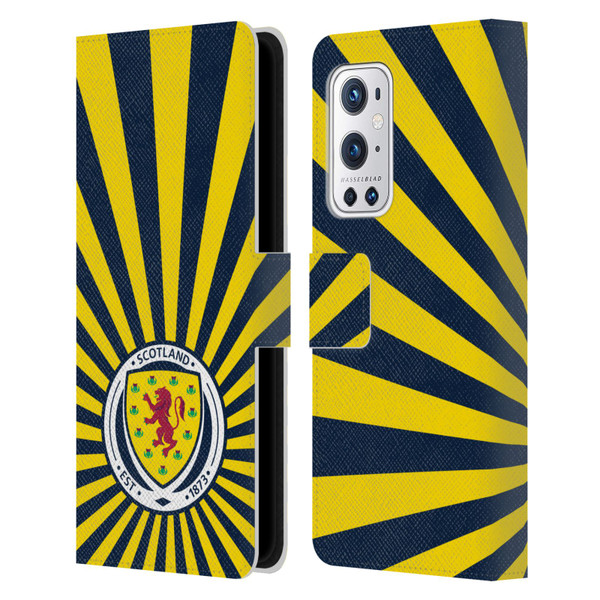 Scotland National Football Team Logo 2 Sun Rays Leather Book Wallet Case Cover For OnePlus 9 Pro