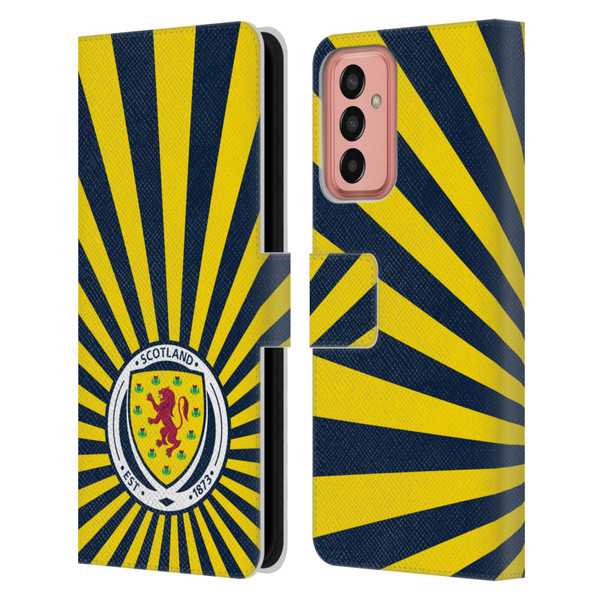 Scotland National Football Team Logo 2 Sun Rays Leather Book Wallet Case Cover For Samsung Galaxy M13 (2022)