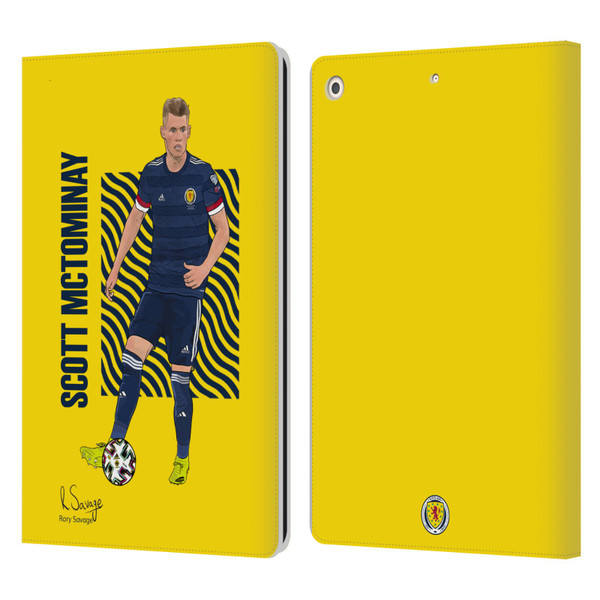 Scotland National Football Team Players Scott McTominay Leather Book Wallet Case Cover For Apple iPad 10.2 2019/2020/2021