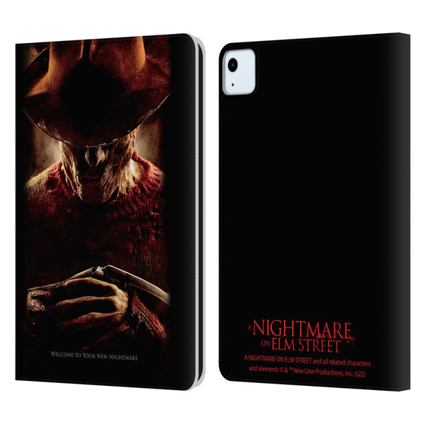 A Nightmare On Elm Street (2010) Graphics Freddy Key Art Leather Book Wallet Case Cover For Apple iPad Air 2020 / 2022