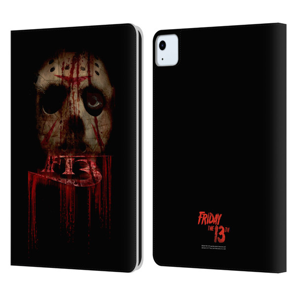 Friday the 13th 2009 Graphics Jason Voorhees Leather Book Wallet Case Cover For Apple iPad Air 2020 / 2022