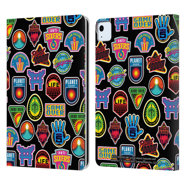 Ready Player One Graphics Collage Leather Book Wallet Case Cover For Apple iPad Air 11 2020/2022/2024